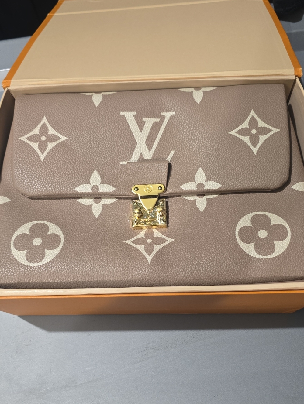 Monogram Flap Bag With Accessories